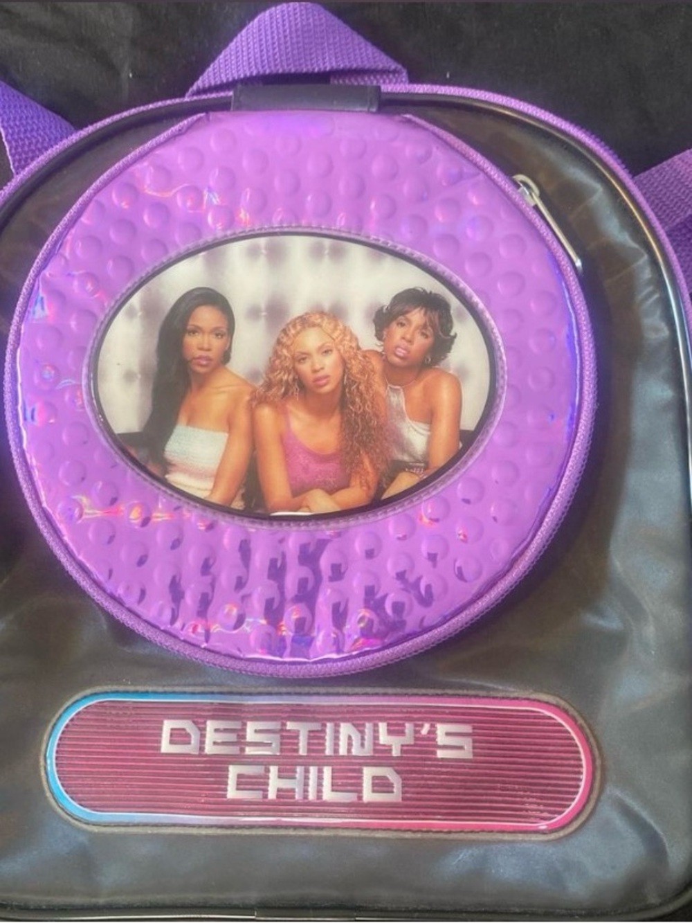 Y2K Destiny's Child Backpack Cd case